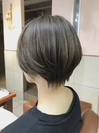 ショート カラー パーマ ヘアアレンジ メンズパーマの巨匠 鈴木純のヘアスタイル