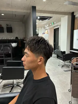 ショート メンズ メンズパーマ特化💈 髙木颯太💈のヘアスタイル