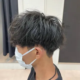 ショート 髪質改善× ハイライト溝江のヘアスタイル