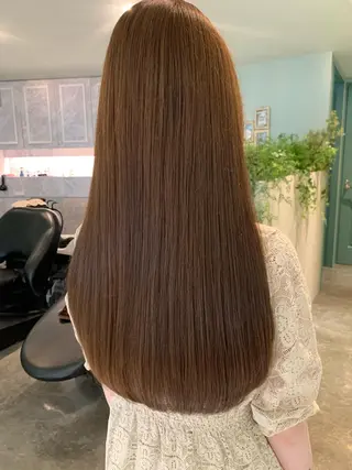 ロング カラー レイヤーカット/ 顔周り 五島巨幹のヘアスタイル