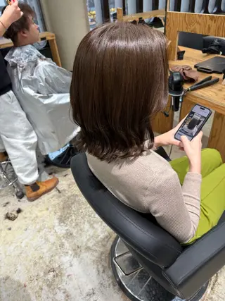 ミディアム カラー 髪質改善/艶カラー /梅田/菅野🌟のヘアスタイル