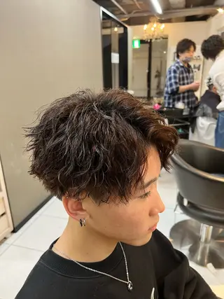 パーマ メンズ パーマ特化美容師 茂木広幸のヘアスタイル