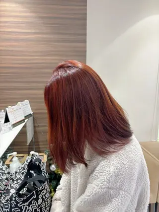 ミディアム カラー ハイトーンカラー☁️ 西條 楓花のヘアスタイル