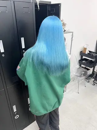 ミディアム 江坂エリア最安値◎ ブリーチ*土田のヘアスタイル