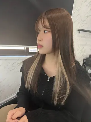 ロング 山北 優姫のヘアスタイル