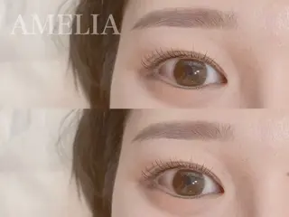 アイブロウ AMELIA Rikakoのマツエク・マツパデザイン