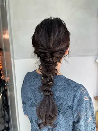 ヘアアレンジ charm《銀座》 ヘアセット/縮毛矯正のヘアスタイル