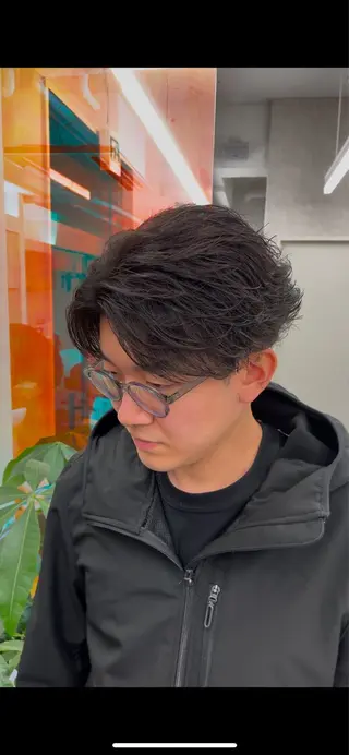 パーマ ヘアアレンジ メンズ 齊藤 大地のヘアスタイル