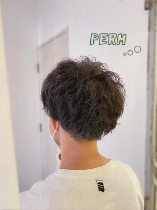 パーマ メンズ 🍑もも 🍑のヘアスタイル