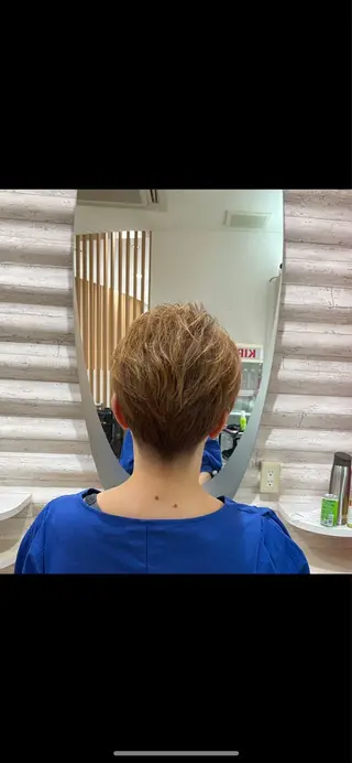 ショート カラー 脱白髪染め特化 ショート専門/阿部のヘアスタイル