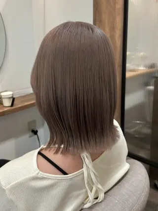 ミディアム カラー Yuna ユウナのヘアスタイル