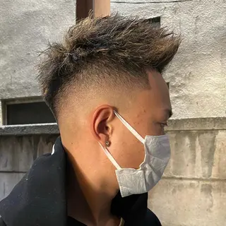 ショート パーマ メンズ 立川/メンズパーマ 厚進太郎のヘアスタイル