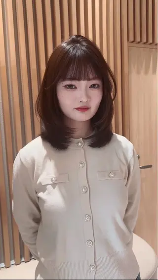 ミディアム カラー ショート/ボブ 岡田洸太のヘアスタイル