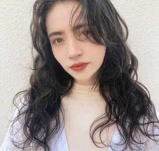 ロング メンズ🍃ナチュラル 韓国風ヘアRENのヘアスタイル