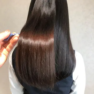 ロング ムトウセイマ/艶髪 /艶ケアWブリーチのヘアスタイル