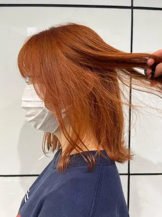 カラー カットパーマ 🌀あさみのヘアスタイル