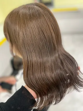 ミディアム カラー ヘアアレンジ 【透明感×レイヤー】 🍃RIKU🍃のヘアスタイル