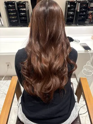 ロング カラー ヘアアレンジ 山田 快晴のヘアスタイル