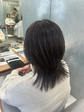 セミロング カラー BASSA池袋 Rera/レイヤーのヘアスタイル