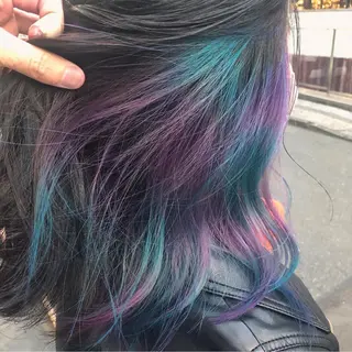 ミディアム カラー 原宿サロン代表 デザインカラー伊藤卓のヘアスタイル