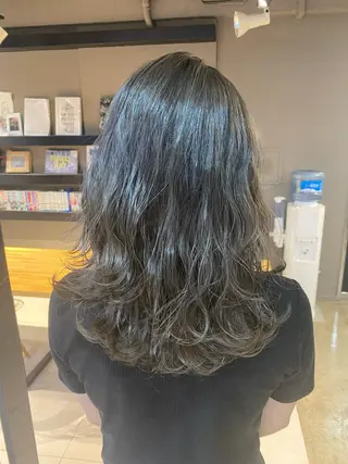 ロング カラー ヘアアレンジ メンズ キッズ ネイル マツエク・マツパ GO TODAY SHAiRE SALON所属・透明感カラー🤎 ゆりのヘアスタイル