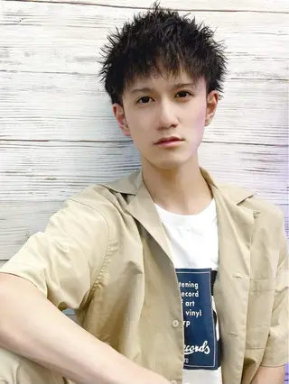 ショート パーマ ヘアアレンジ LAVENDIA Azabu所属・LAVENDIA 初音のヘアスタイル