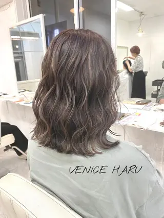 ミディアム カラー レイヤーカット/艶髪 🌈高橋遥香🌈のヘアスタイル