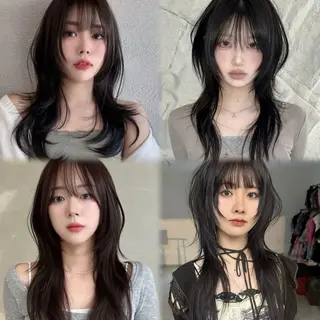 ロング レイヤー/ショート 遠藤光輝のヘアスタイル