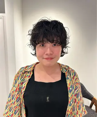 ショート パーマ 似合わせカット /カラー/たきのヘアスタイル