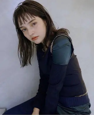 セミロング 似合わせcut ◎ 倉橋実咲のヘアスタイル