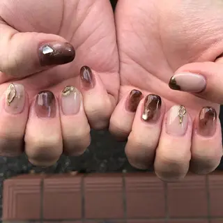 ショート カラー ネイル Amelie所属・nail salon U'muのネイルデザイン