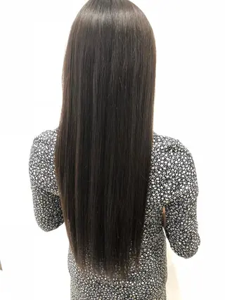 ロング 岸 保奈美のヘアスタイル