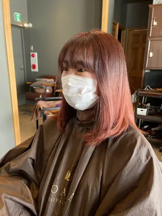 セミロング 六本木縮毛矯正/髪質 改善/LOANA鈴木のヘアスタイル