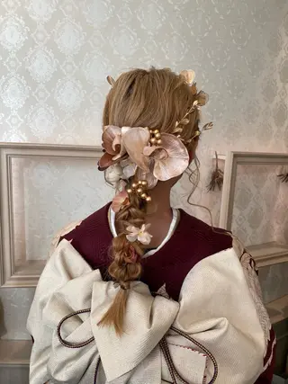 ヘアアレンジ 🦋Misaki🦋 メンズパーマ/着付けのその他イメージ