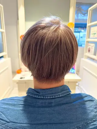 カラー メンズ 髪質改善&ストレート ‪✂︎‬鈴木青樹のヘアスタイル