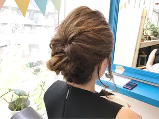 ミディアム ヘアアレンジ メンズ指名多数!! SiLO 田島のヘアスタイル