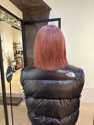 ミディアム カラー SEAM所属・いぶ /札幌美容師のヘアスタイル