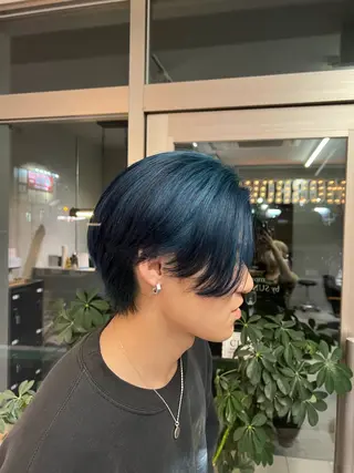 ロング メンズ morrow by suntown所属・💙AKANE ハイトーン特化💙のヘアスタイル