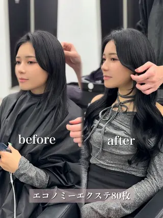 ロング カラー エクステの神様 ▫️原島ユウヤ▫️のヘアスタイル