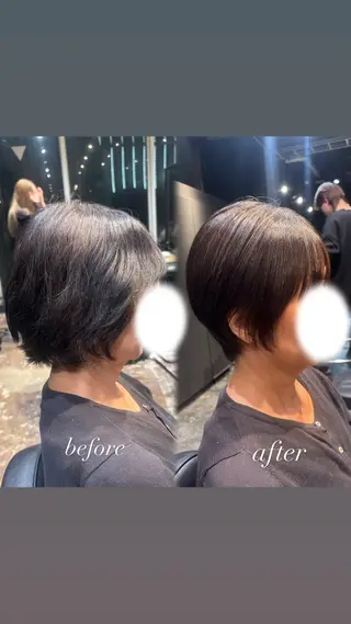 ショート カラー/ 髪質改善/まな⭐️のヘアスタイル
