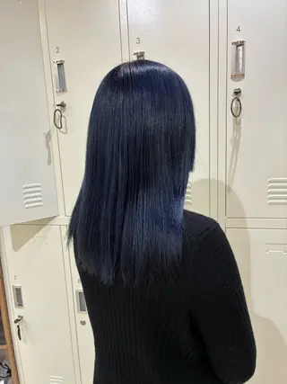 ロング 縮毛矯正/髪質改善 FACE。ゆのんのヘアスタイル