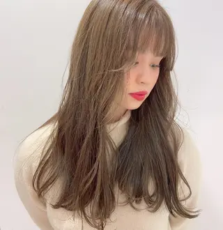 ロング カラー ヘアアレンジ レイヤーカット指名 No.1💖マユカのヘアスタイル