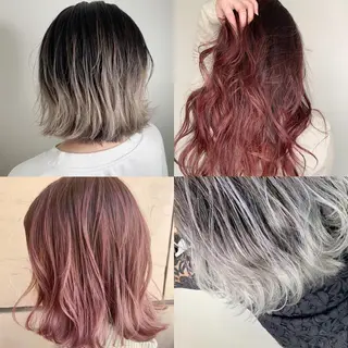 セミロング カラー エクステ KAZUMAのヘアスタイル