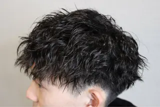 ショート パーマ メンズ メンズ/ケアパーマ /hayashiのヘアスタイル