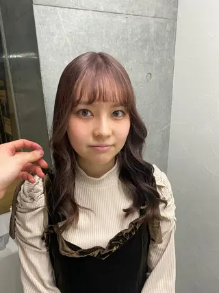 セミロング カラー ヘアアレンジ メンズ 韓国ヘア特化💍 tiam💍ブリーチのヘアスタイル