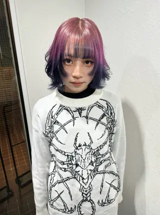 カラー ハイトーン/レイヤー /艶カラー🎀のヘアスタイル