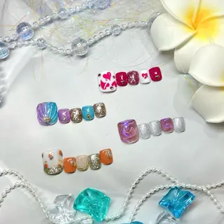 ネイル クレアトゥール華所属・クレアトゥール華 西村のネイルデザイン