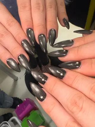 ネイル 33nail✴️栄 スミレ❇️Gel-xのネイルデザイン