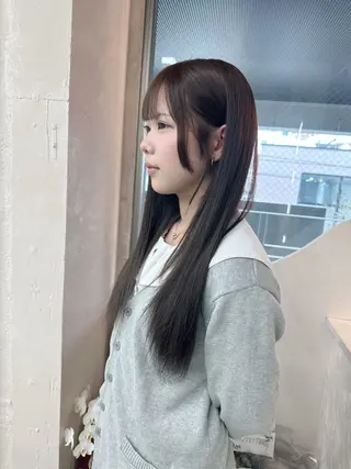 セミロング カラー XELM/RUI /高崎のヘアスタイル