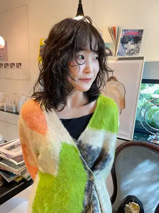 カラー RINKA 岡崎美容室のヘアスタイル